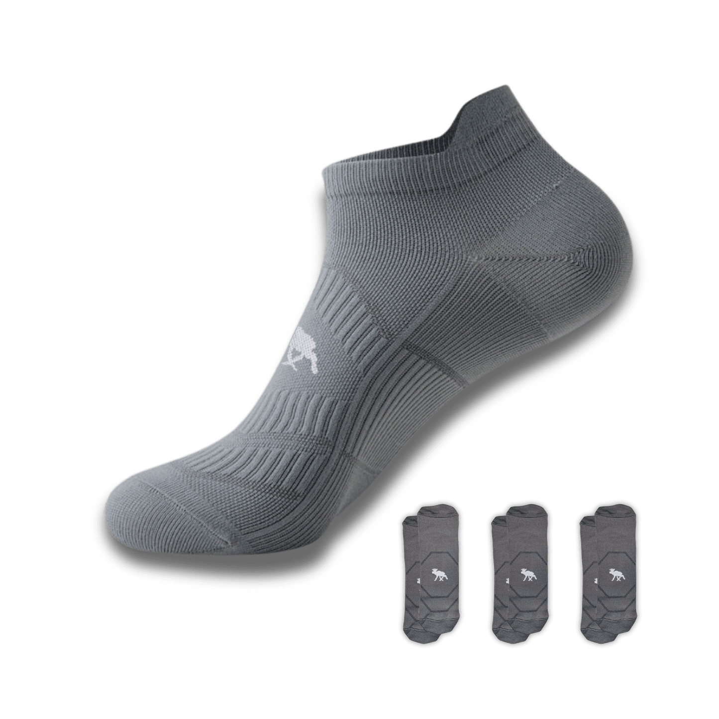 SpeedyMoose Ankle Tab Running Socks – 3 Pack
