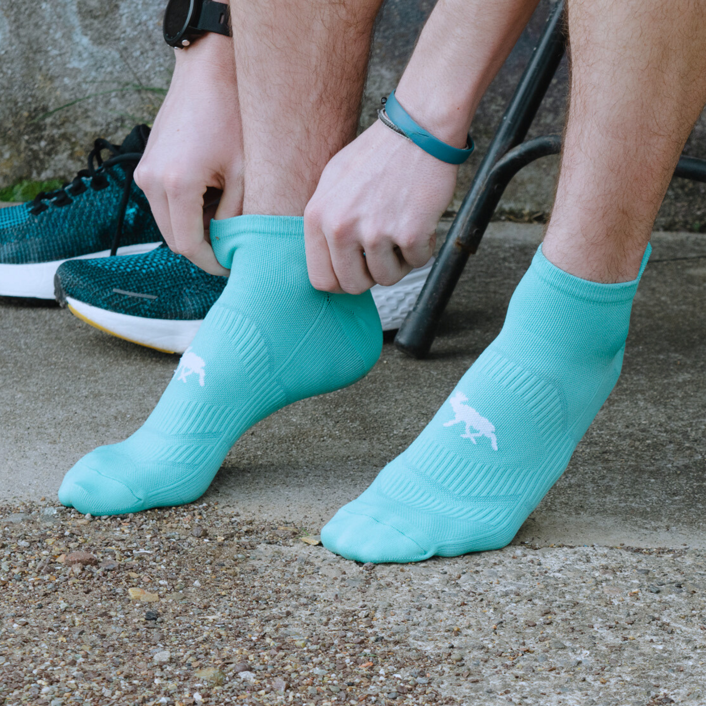 SpeedyMoose Ankle Tab Running Socks