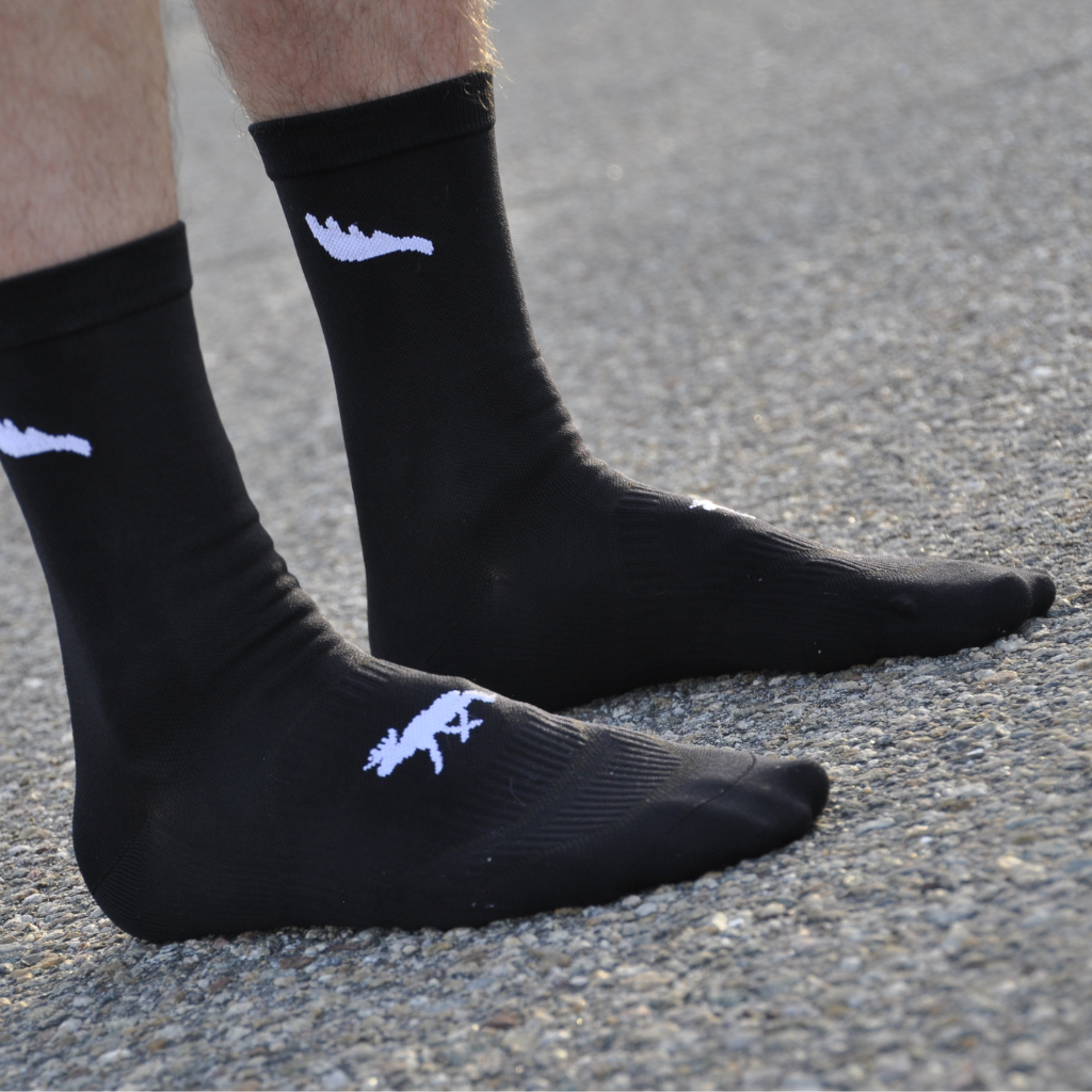 SpeedyMoose Crew Length - Black - 3-Pack