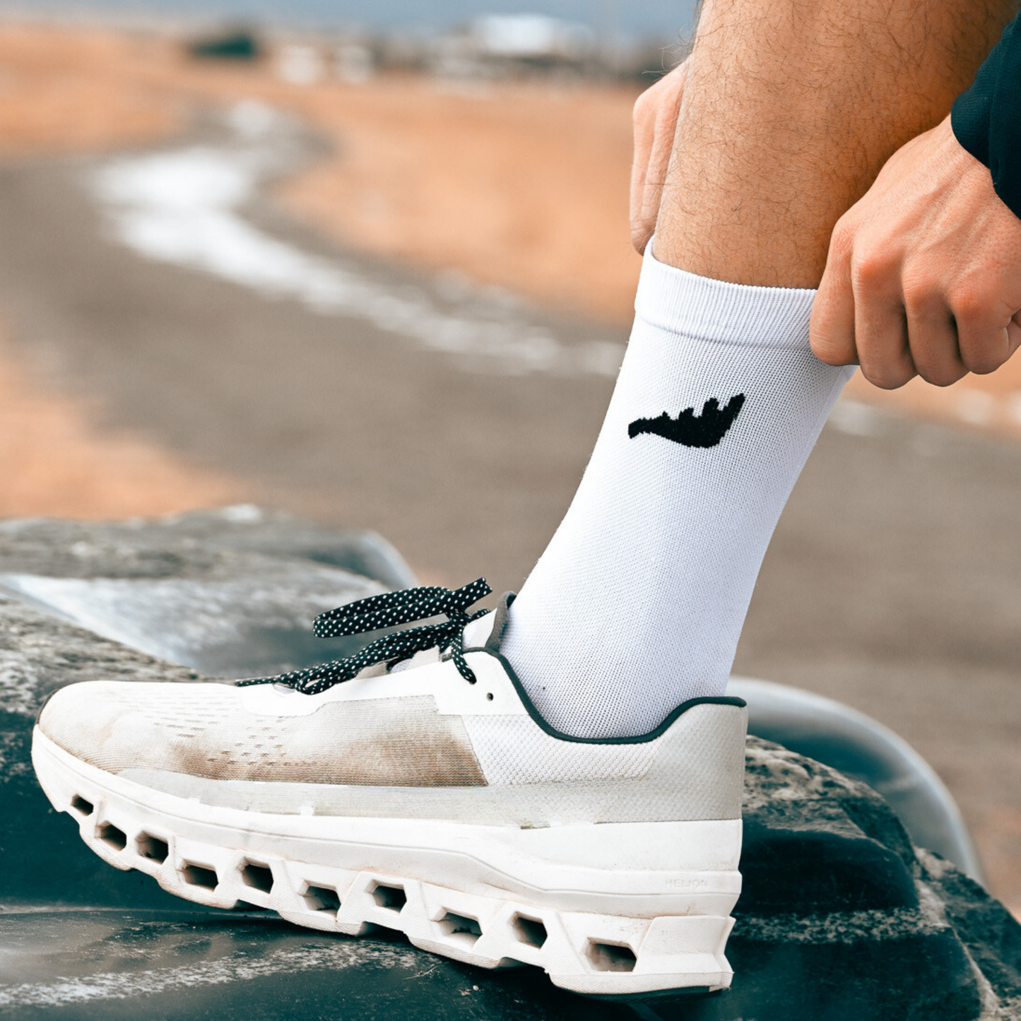 SpeedyMoose Crew Length Running Socks - 3 pack