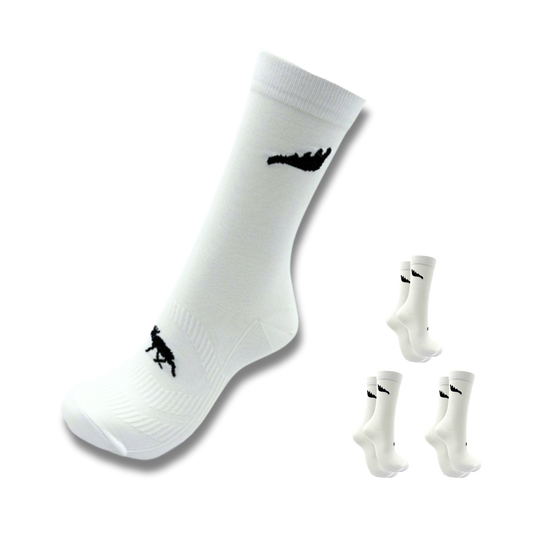 SpeedyMoose Crew Length Running Socks - 3 pack